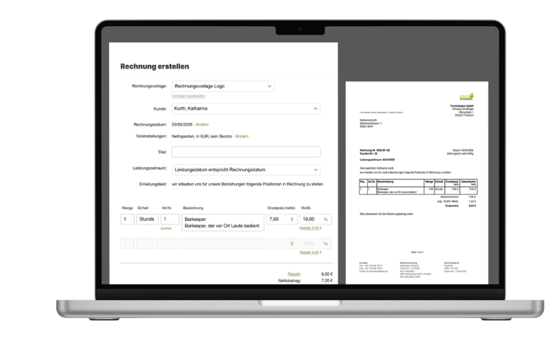 Rechnungen erstellen