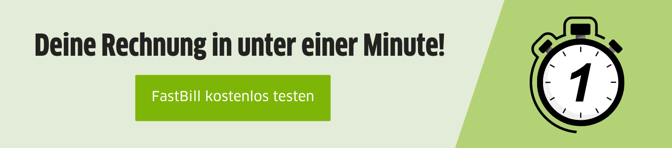 Rechnung in einer Minute