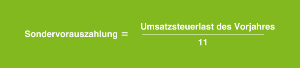 Umsatzsteuervoranmeldung Dauerfristverlängerung