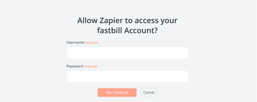 Zapier mit FastBill verbinden