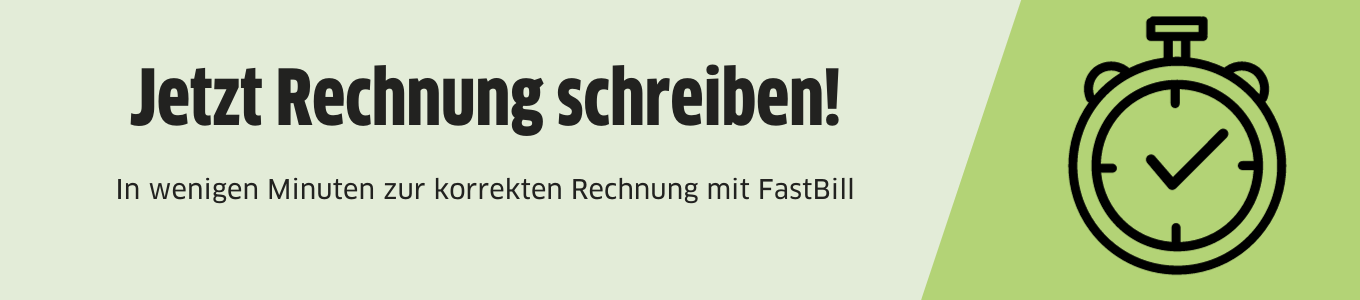 Rechnung schreiben mit FastBill