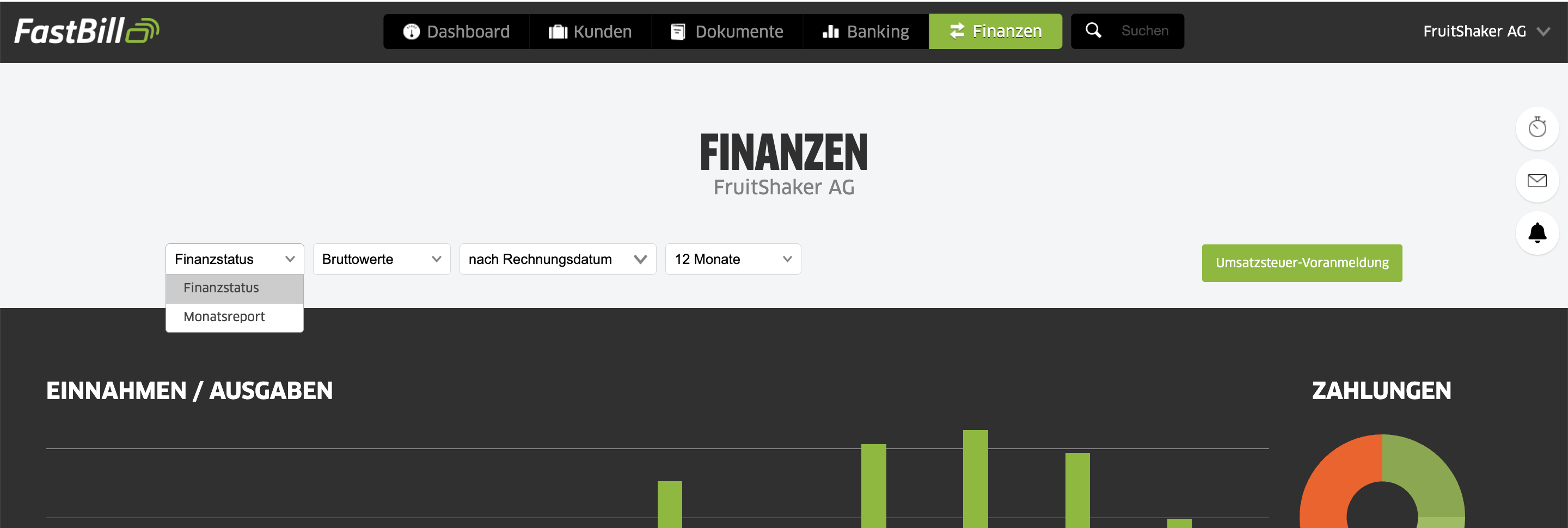 Finanzdashboard 2